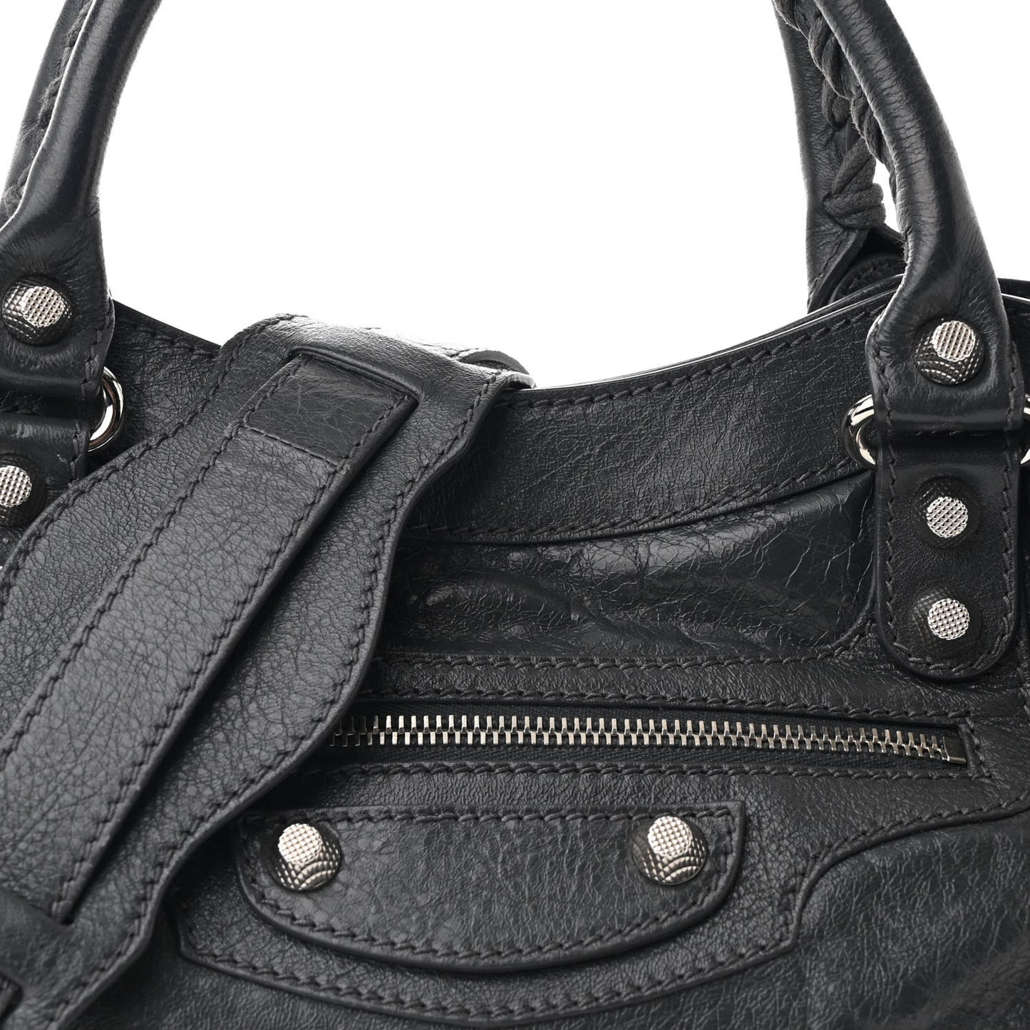 Agneau Giant 12 Silver Hardware Town Gris Fossile