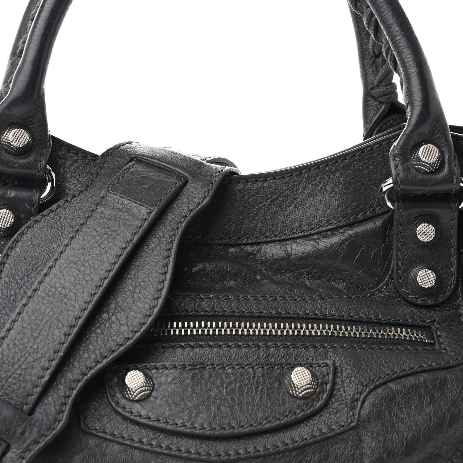 Balenciaga Agneau Giant 12 Silver Hardware Town Gris Fossile 9 of 11