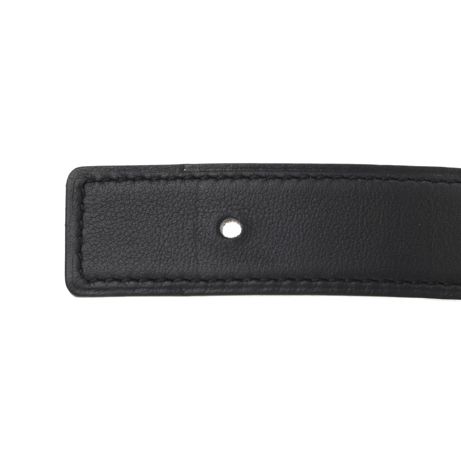 Hermes Swift Epsom 24mm Belt Strap 75 Black Gold 9 of 10