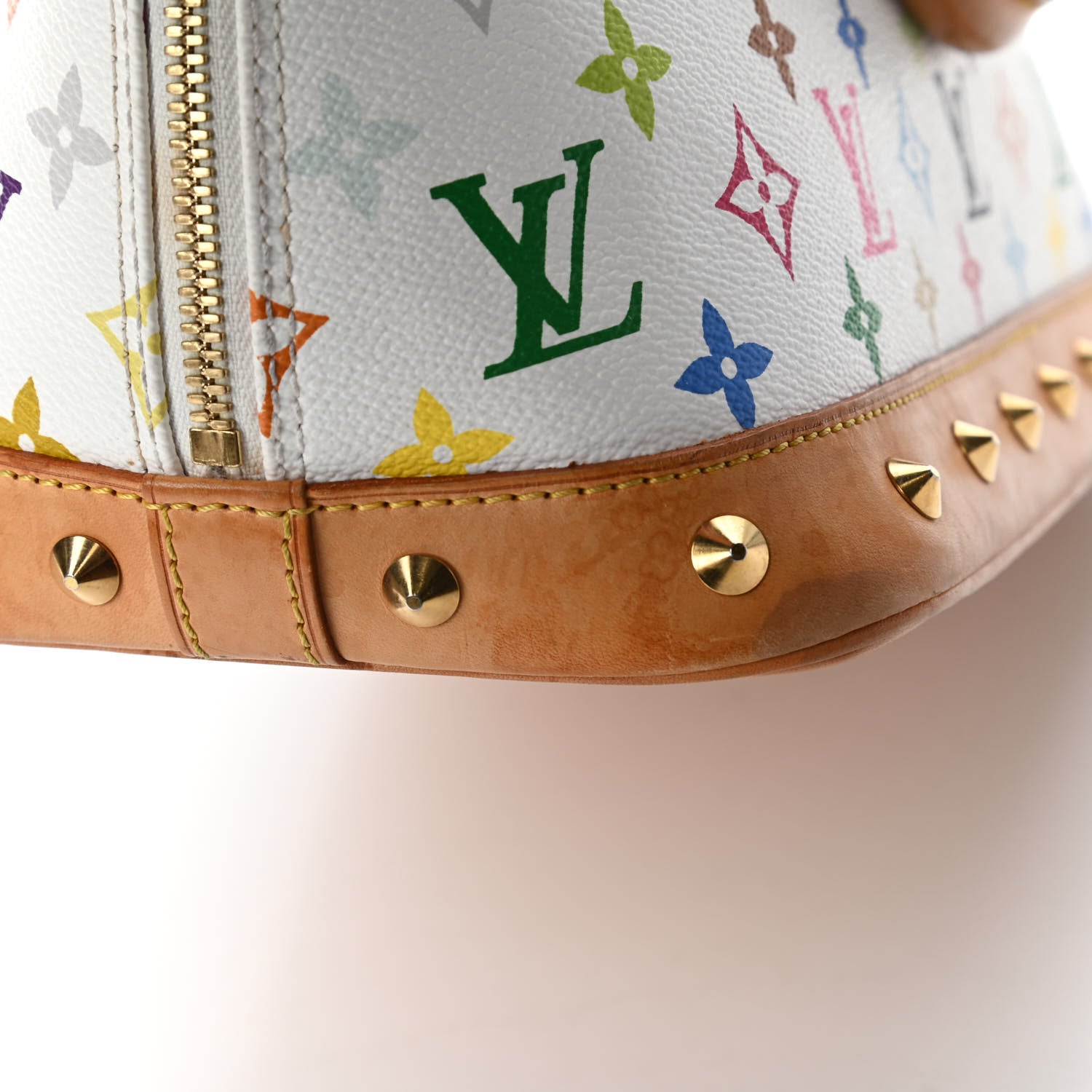 Louis Vuitton Monogram Multicolor Alma White 10 of 11