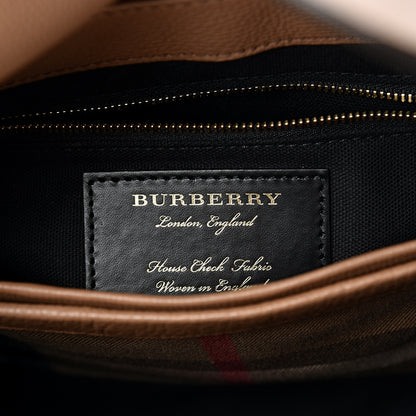 Burberry Derby Calfskin House Check Small Camberley Dark Sand 5 of 12