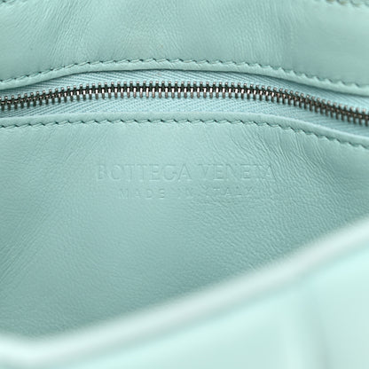 Bottega Veneta Lambskin Maxi Intreccio Padded Chain Cassette Crossbody Bag Spearmint 6 of 9
