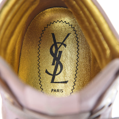 Saint Laurent Suede High Top Sneakers 39.5 Pink 9 of 16