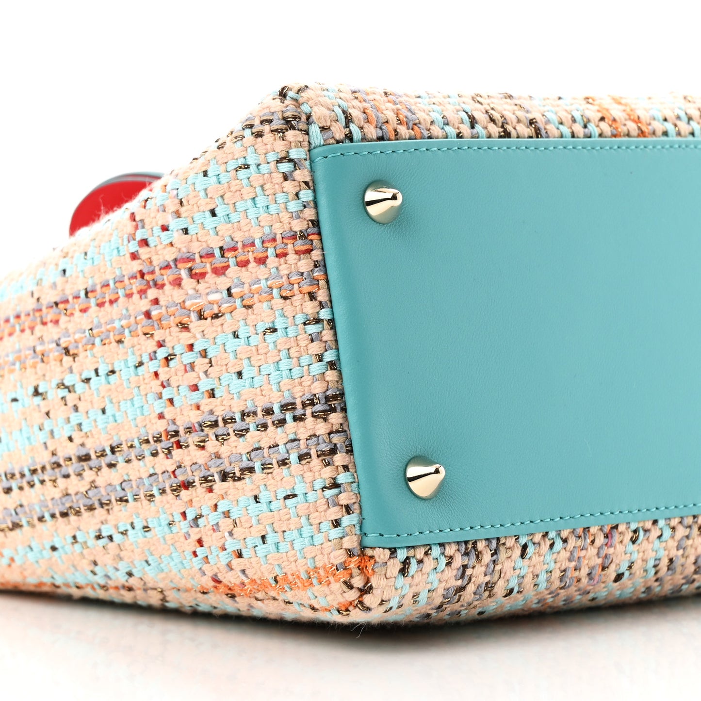 Tweed Heart Deco Medium Lady Dior Multicolor
