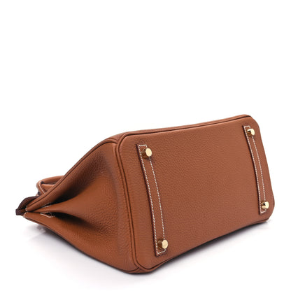 Hermes Togo Birkin 30 Gold 4 of 12