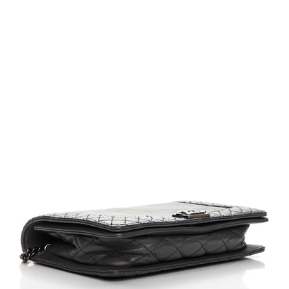 Chanel Calfskin Small Boy Reverso Flap Grey 4 of 11