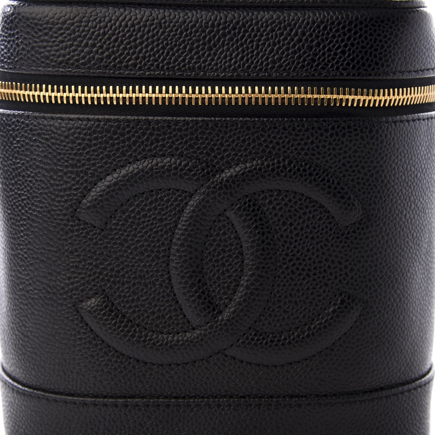 Chanel Caviar Cosmetic Vanity Bag Black 11 of 11