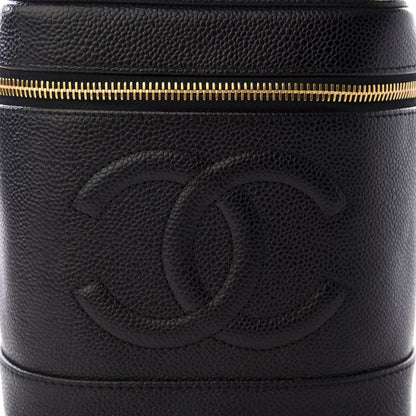 Chanel Caviar Cosmetic Vanity Bag Black 11 of 11