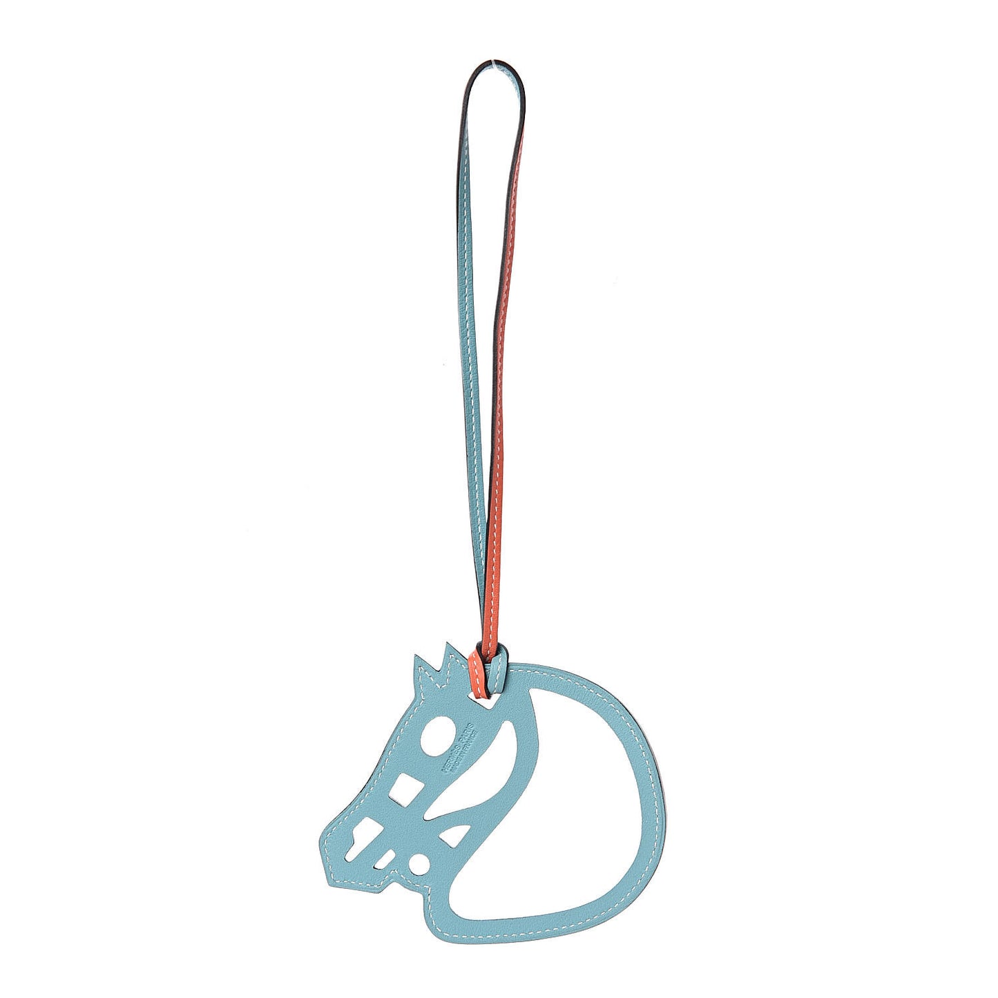 Swift Paddock Cheval Horse Bag Charm Bleu Atoll Feu