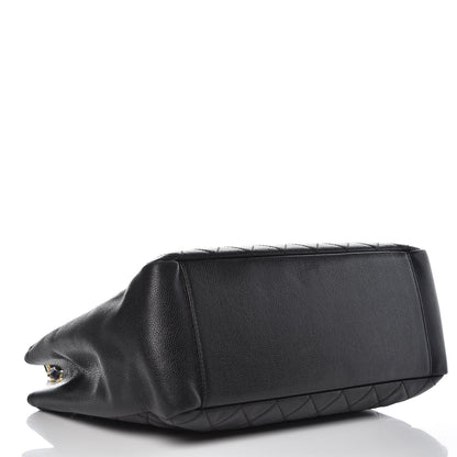 Chanel Caviar Quilted Grand Shopping Tote GST Black 4 of 16
