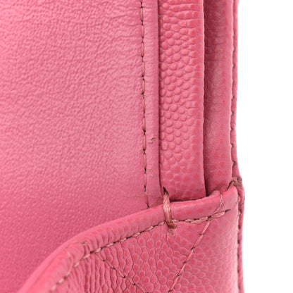 Chanel Caviar Quilted Medium Double Flap Pink 11 of 13