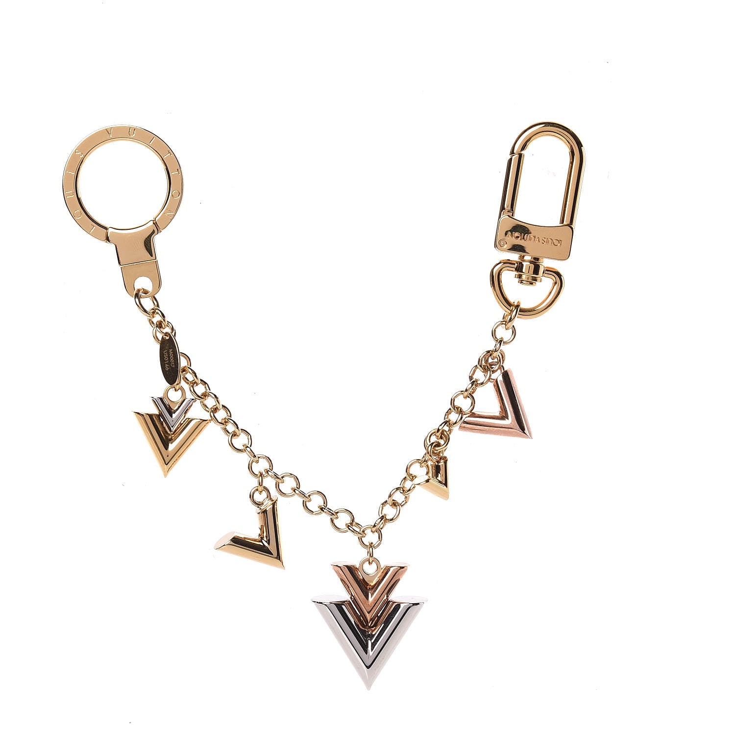 Louis Vuitton Jingle V Chain Bag Charm Gold 1 of 3