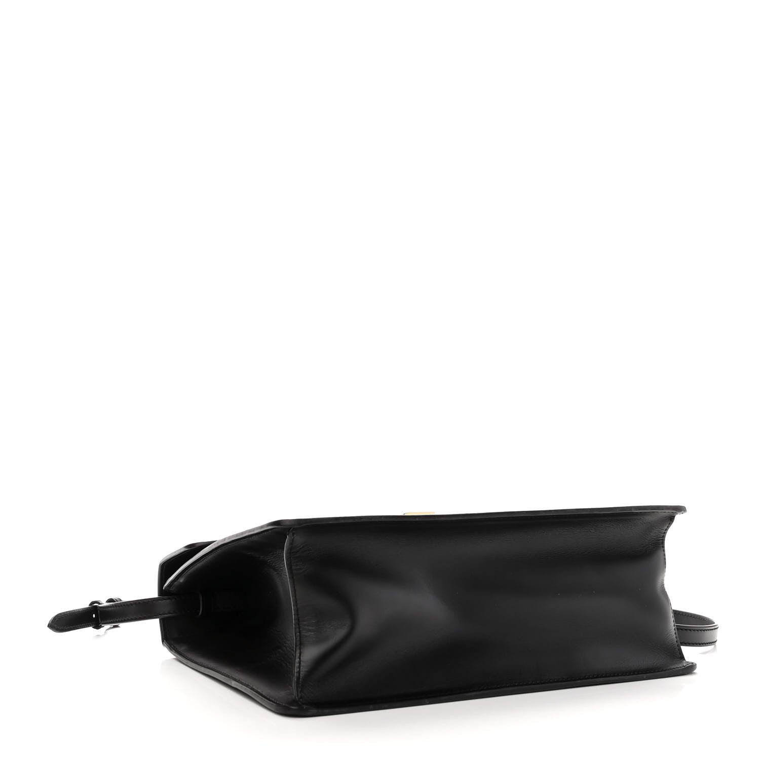 Gucci Calfskin Medium Sylvie Top Handle Bag Black 4 of 10