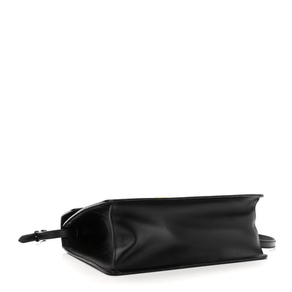 Gucci Calfskin Medium Sylvie Top Handle Bag Black 4 of 10