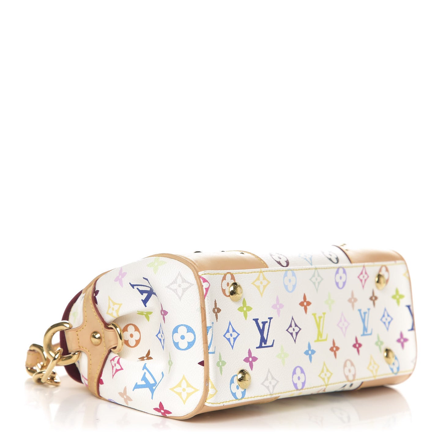 Monogram Multicolor Beverly MM White