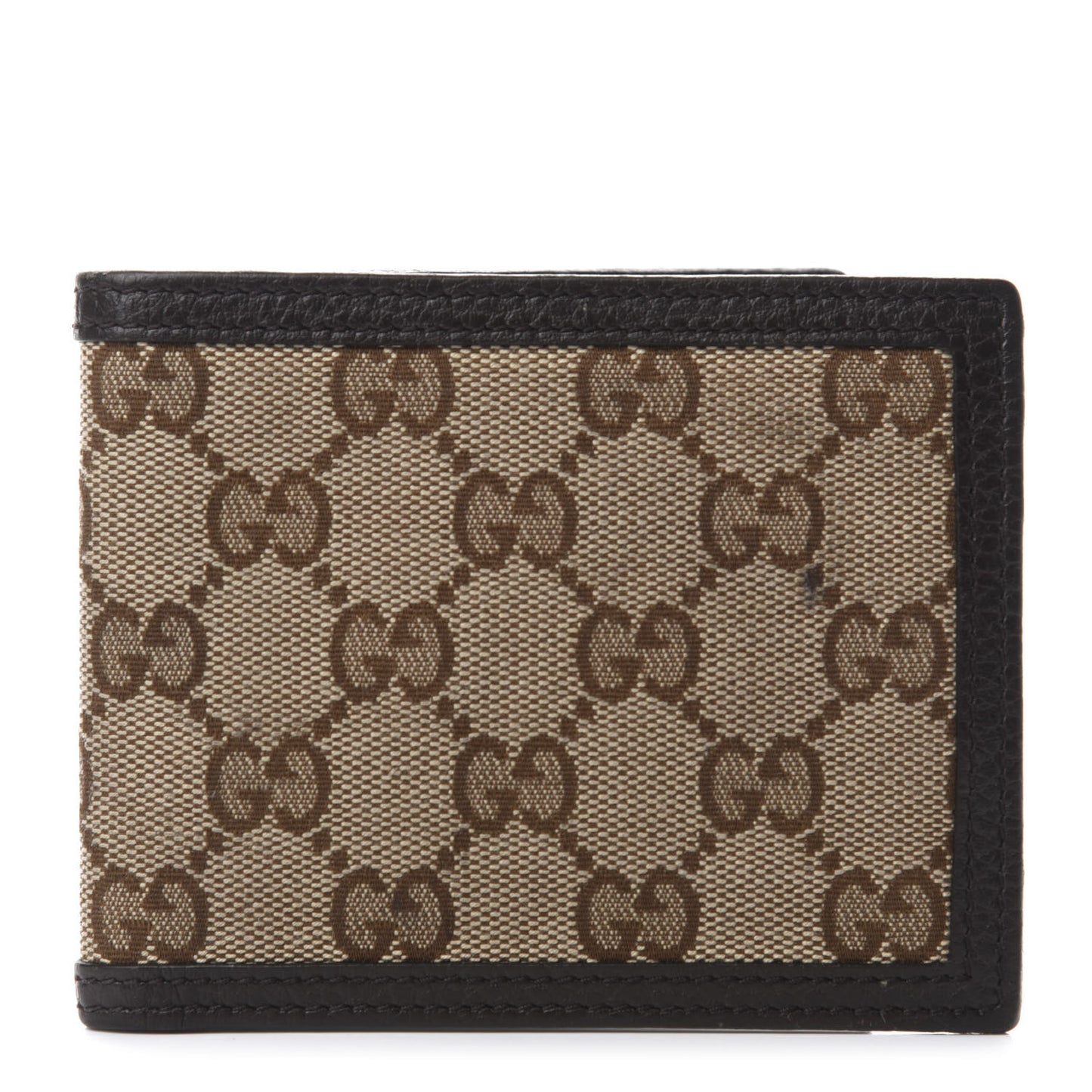 Monogram Bi-Fold Wallet Dark Brown