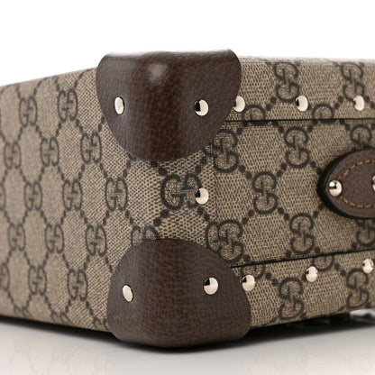 Gucci GG Supreme Monogram Globe-Trotter Beauty Case Brown 10 of 12