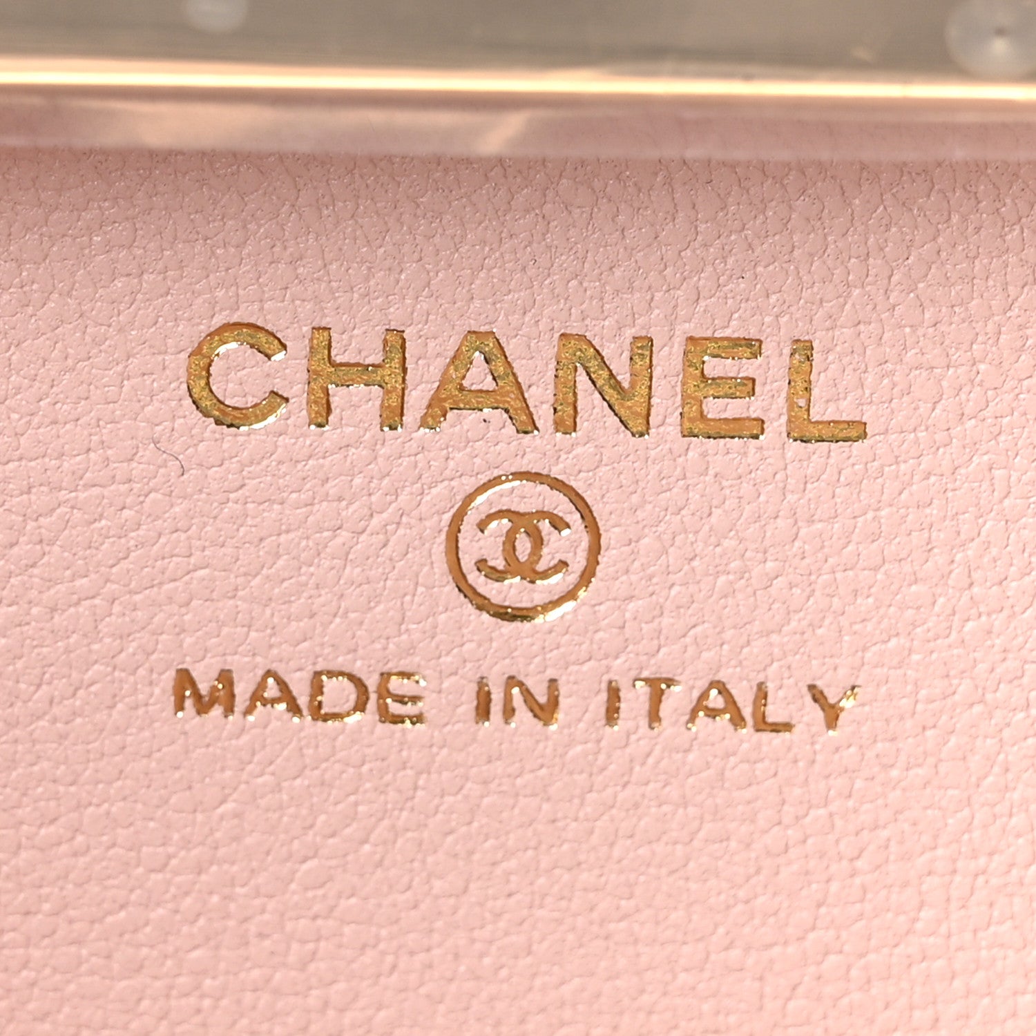 Chanel Lambskin Quilted Mini CC Chain Pocket Bag Light Pink 5 of 10