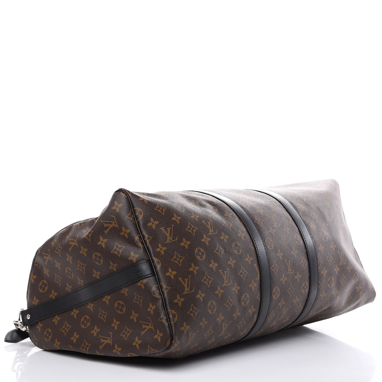 Louis Vuitton Monogram Macassar Keepall Bandouliere 55 4 of 13