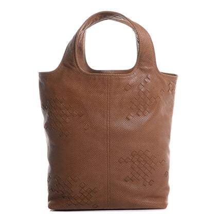 Bottega Veneta Nappa Intrecciato Perforated Regent Tote Noce 1 of 8