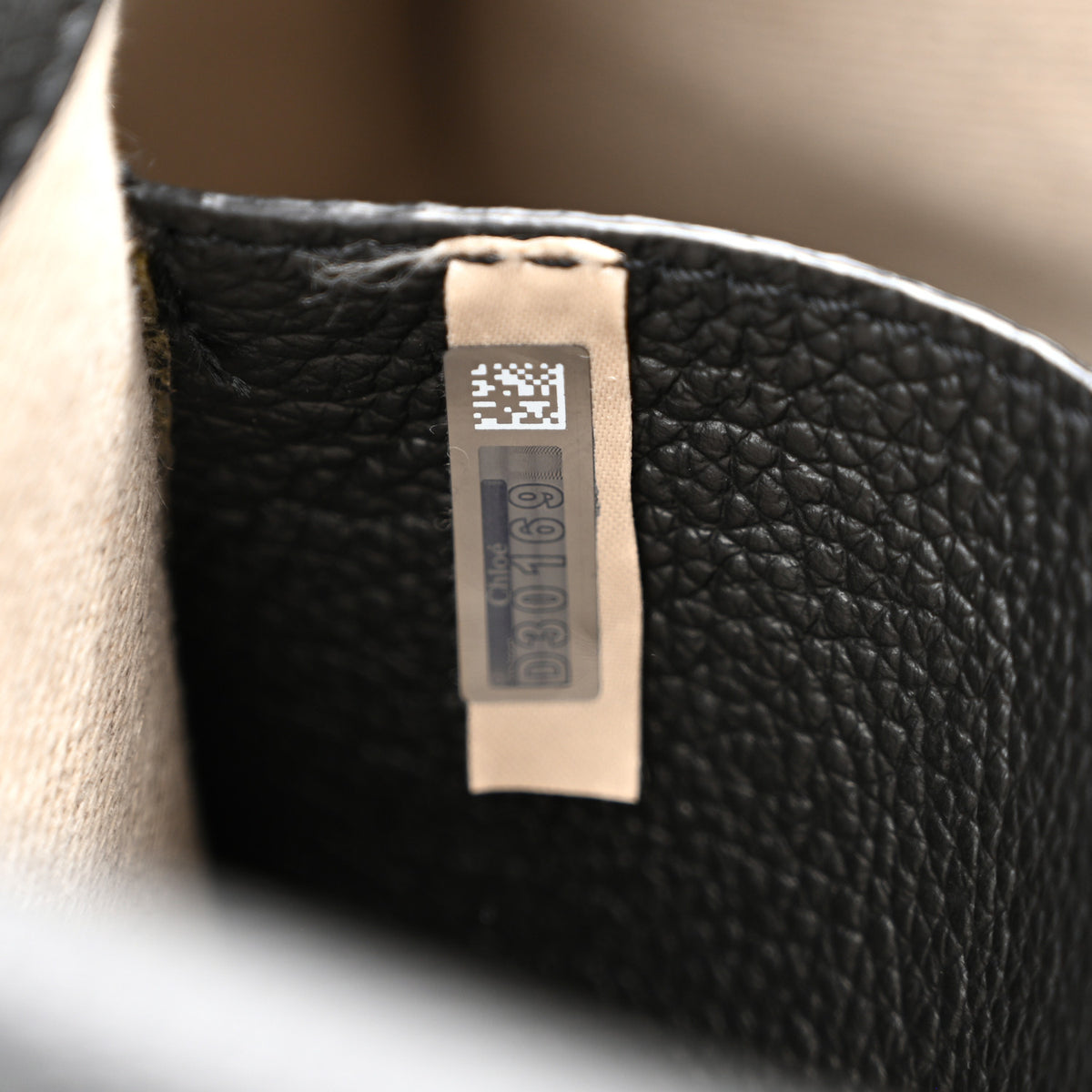 Grained Calfskin Medium Marcie Saddle Bag Black