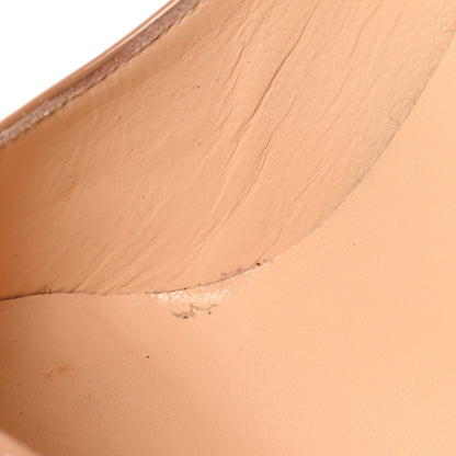 Christian Louboutin Patent Bianca 140 Pumps 35 Nude 8 of 15