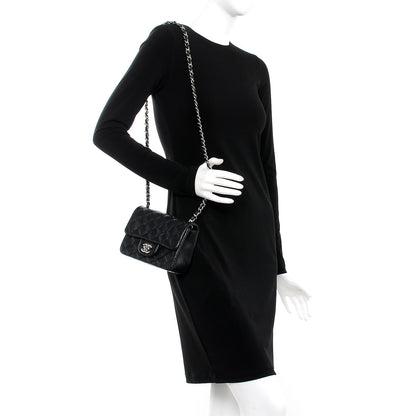 Chanel Caviar Quilted Mini Square Flap Black 2 of 10