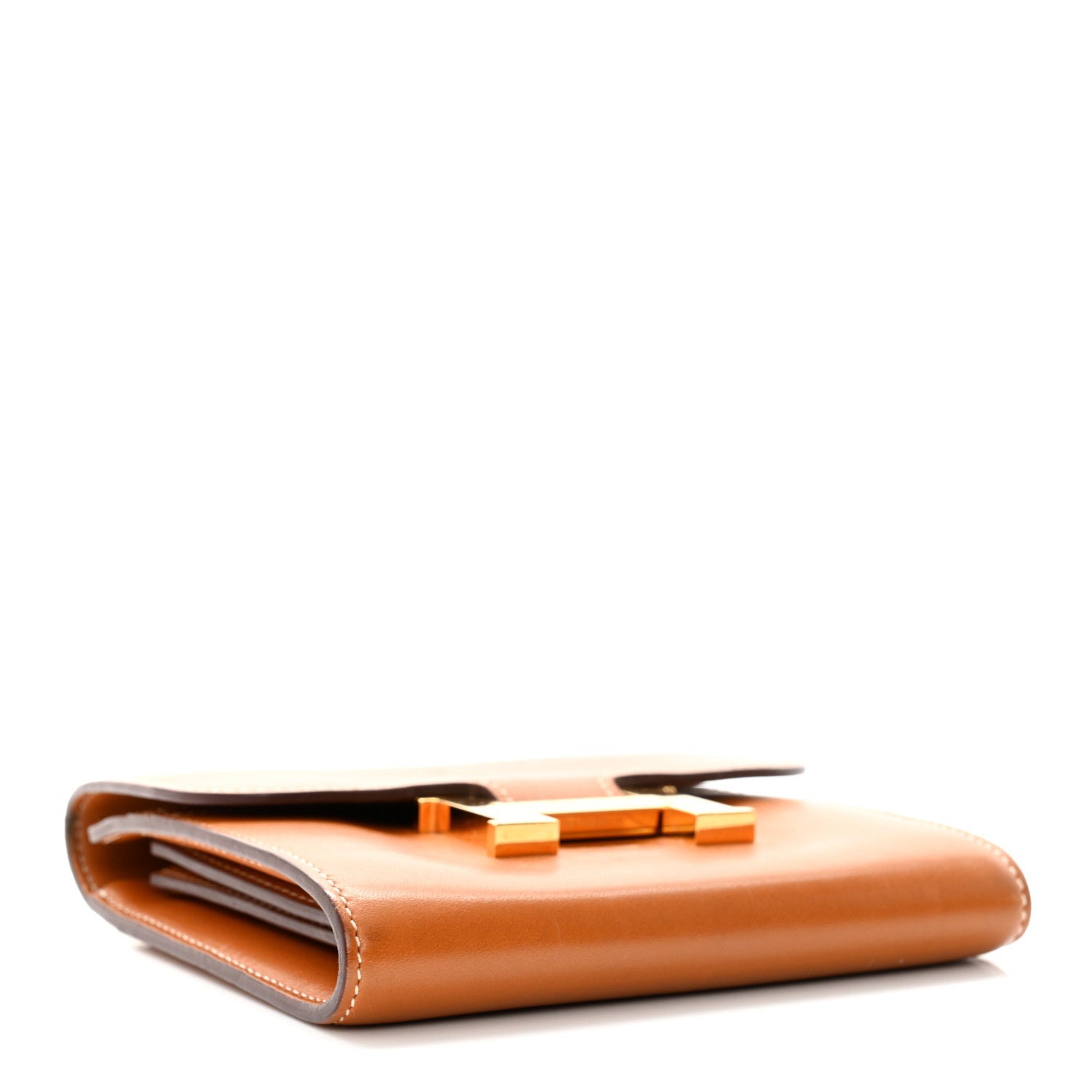 Hermes Tadelakt Constance Short Wallet Gold 4 of 10