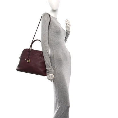 Hermes Taurillon Clemence Bolide 31 Bordeaux 2 of 12