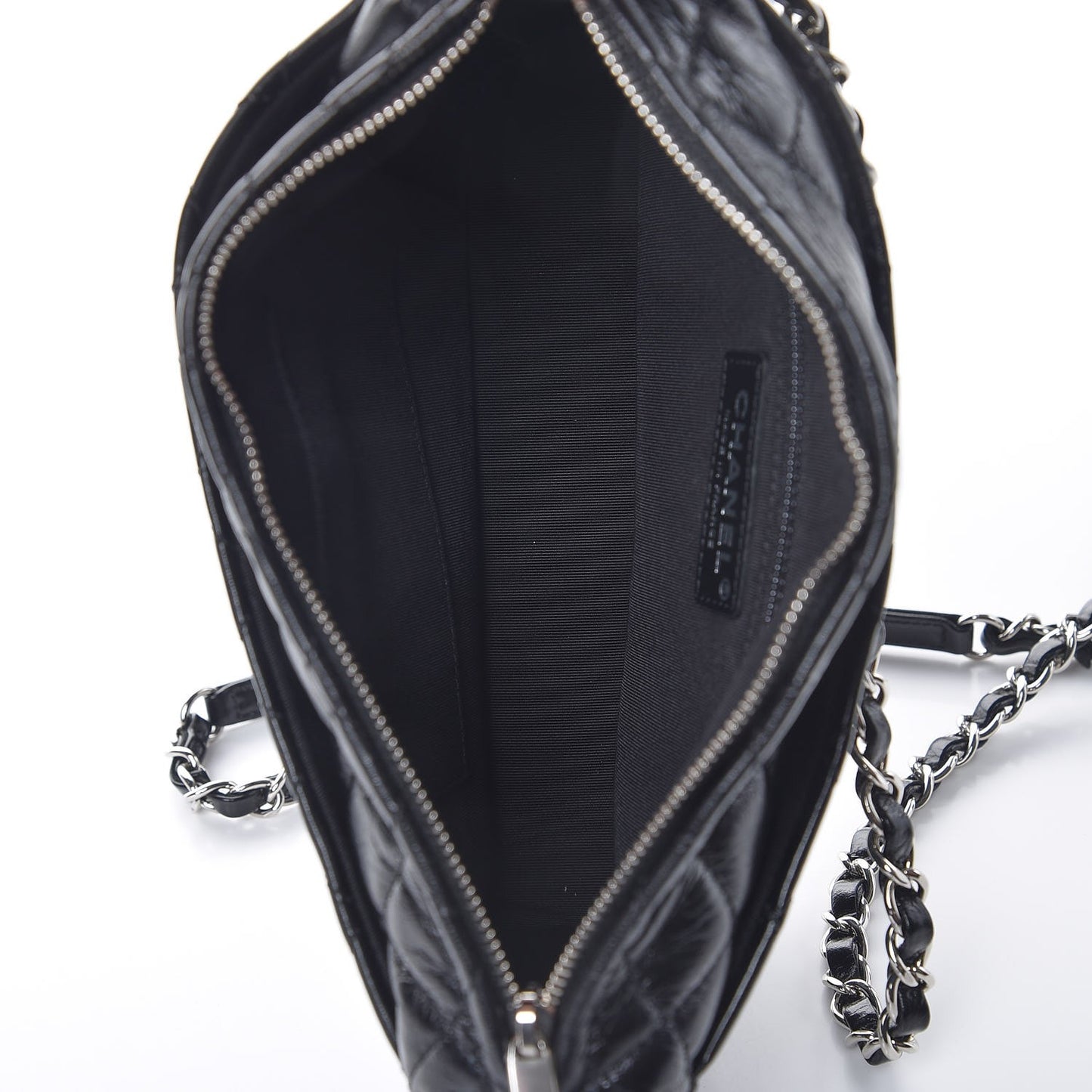 Aged Calfskin Quilted Working Vibe Camera Case Black