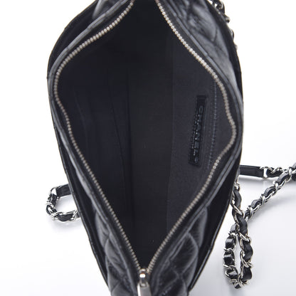 Chanel Aged Calfskin Quilted Working Vibe Camera Case Black 5 of 7