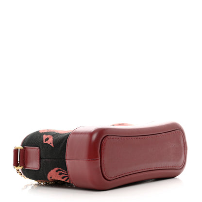 Chanel Knit Calfskin Small Gabrielle Hobo Red 4 of 10