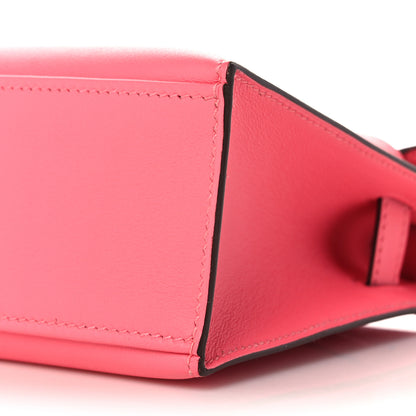 Hermes Swift Kelly Pochette Clutch Rose Azalee 9 of 26