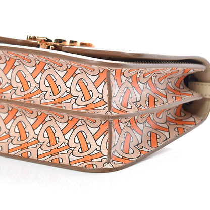 Burberry Calfskin Monogram Small TB Bag Bright Orange 6 of 9