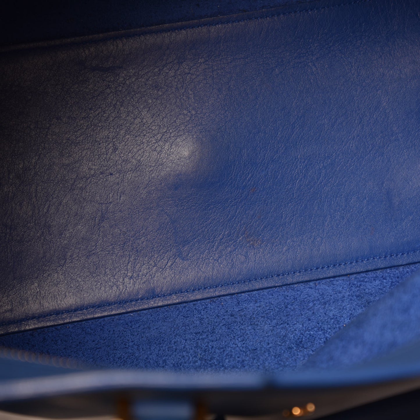 Calfskin Small Classic Y Cabas Royal Blue