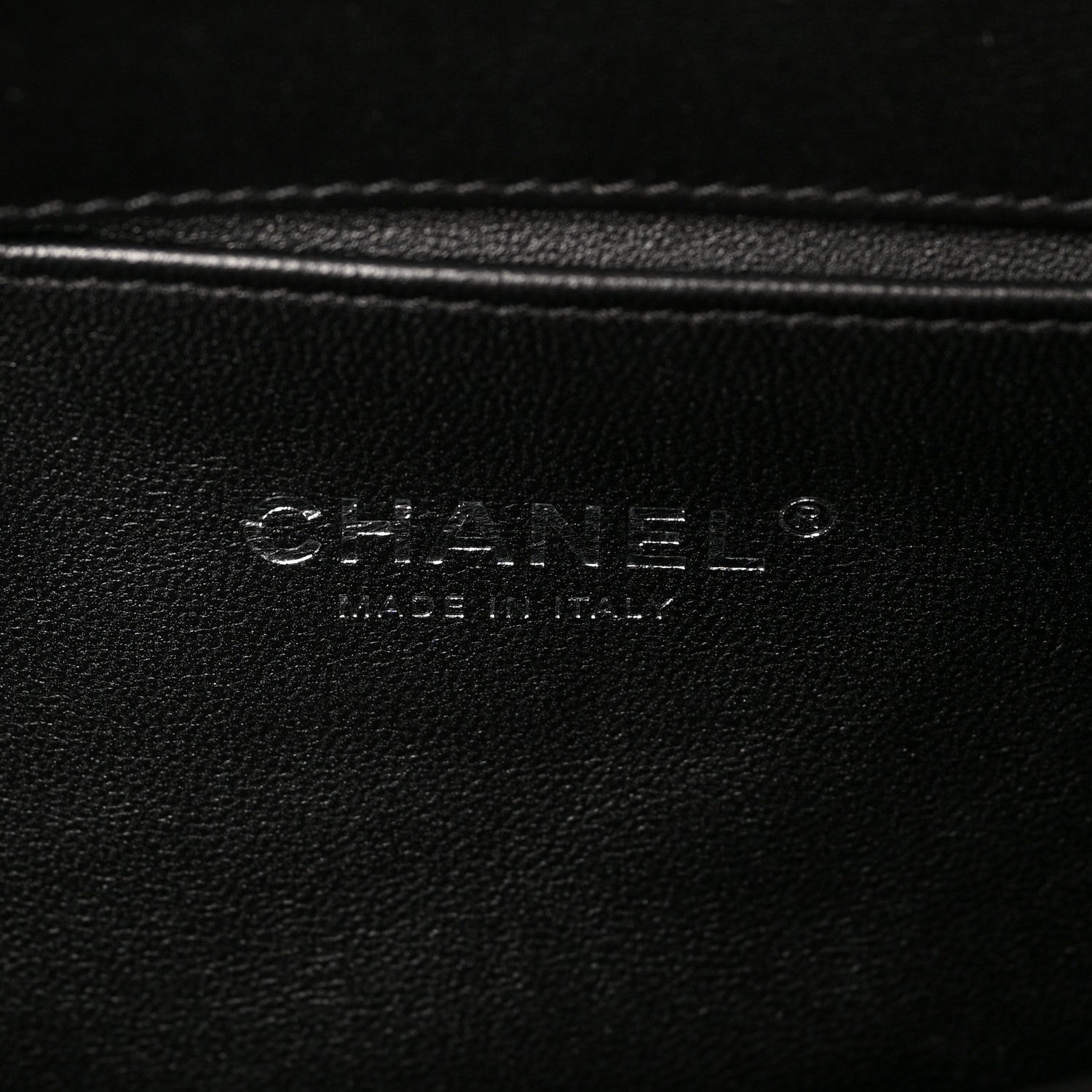 Chanel Calfskin Quilted Medium Boy Flap Black 6 of 10