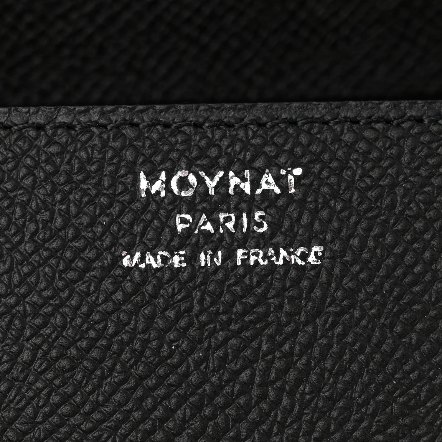 Moynat Carat Calfskin Gabrielle Clutch Black 6 of 10