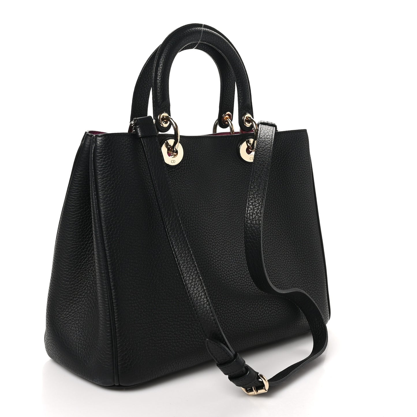 Bullcalf Medium Diorissimo Tote Black Rose Indien