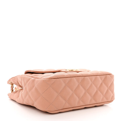 Chanel Caviar Quilted Wavy CC Hobo Beige 4 of 11