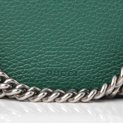 Gucci Pebbled Calfskin Small Dionysus Shoulder Bag Emerald 8 of 8