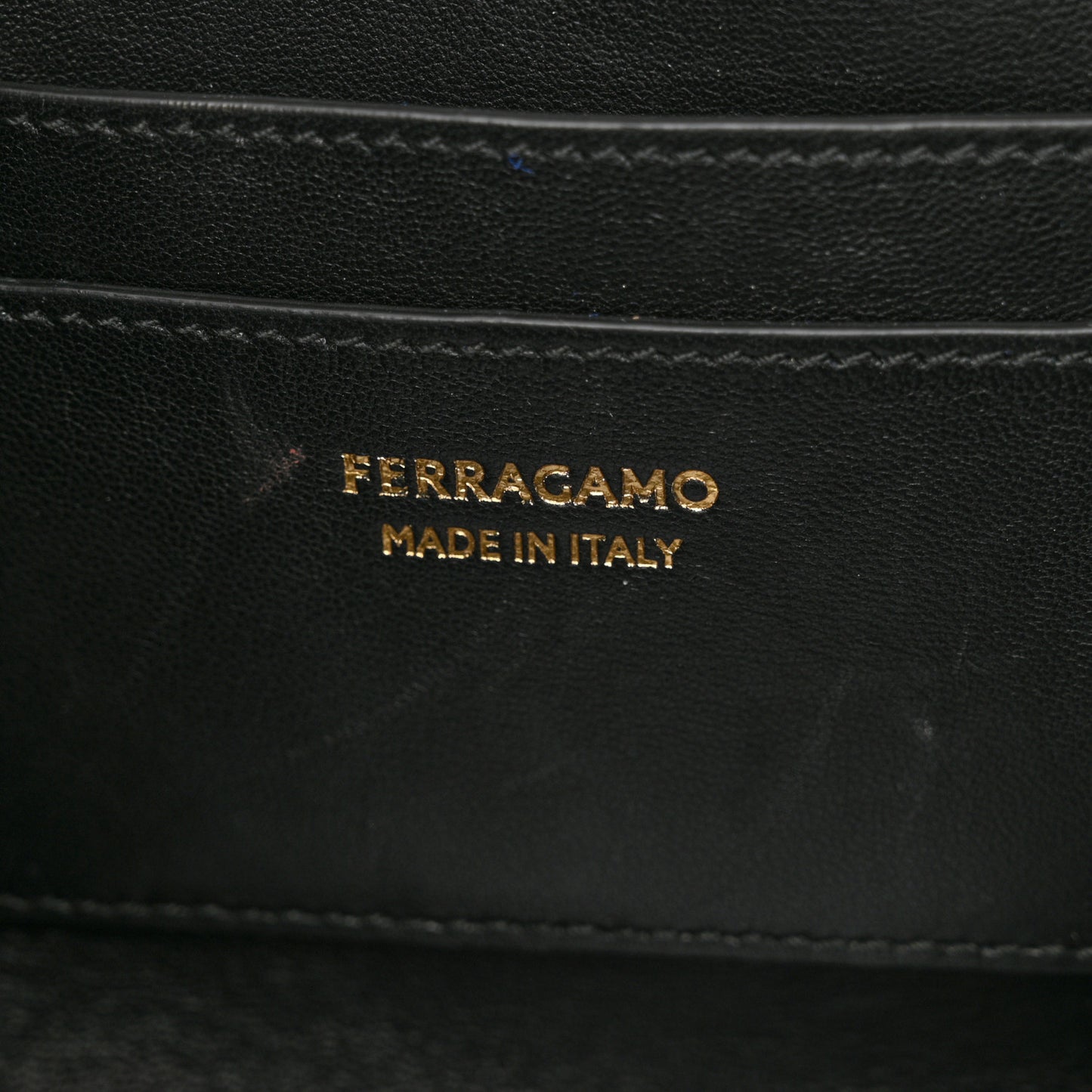 Calfskin Mini Hug Bag Black
