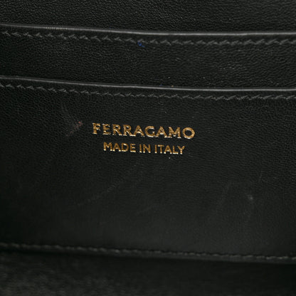Salvatore Ferragamo Calfskin Mini Hug Bag Black 6 of 13