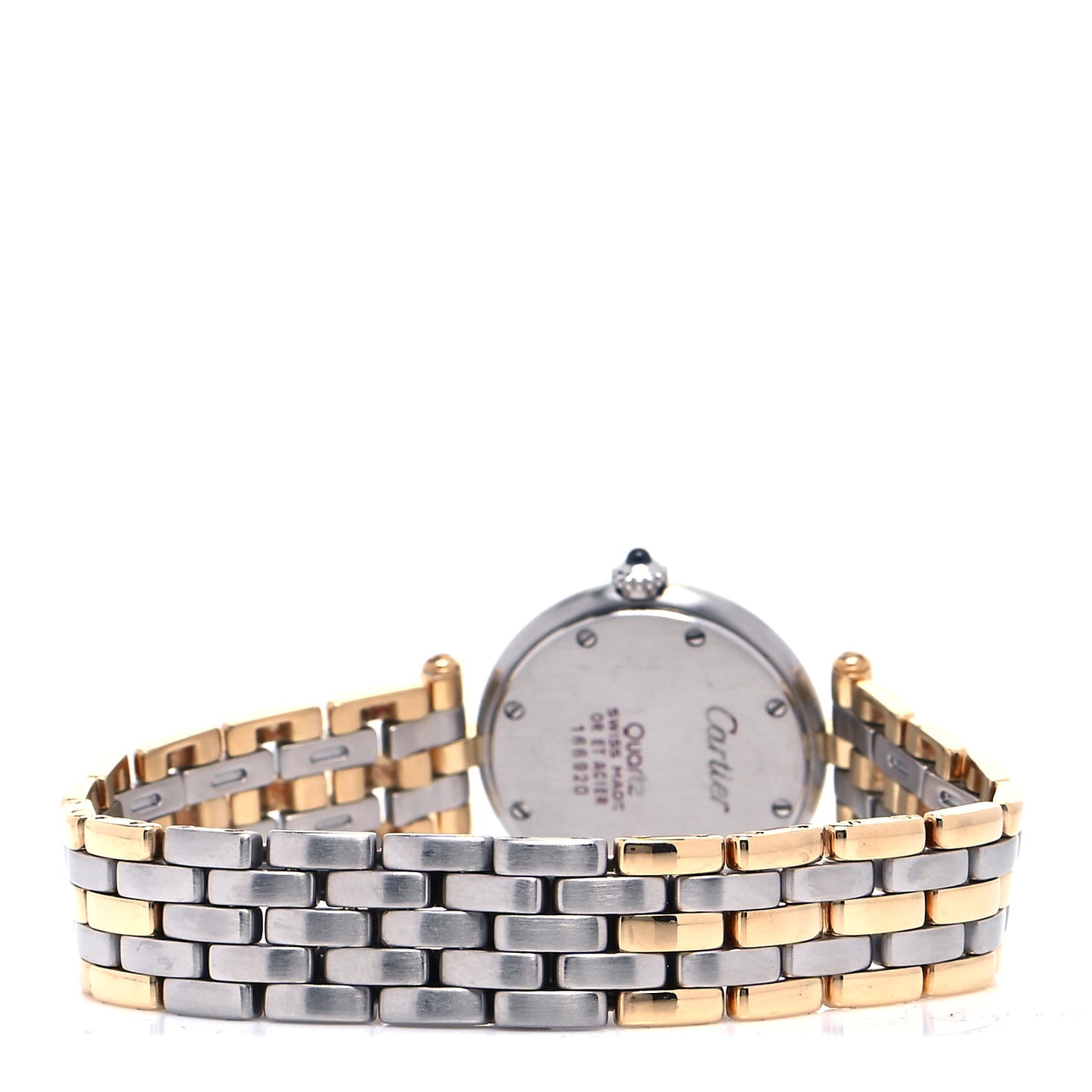 Stainless Steel 18K Yellow Gold 24mm Panthere Vendome Quartz Watch