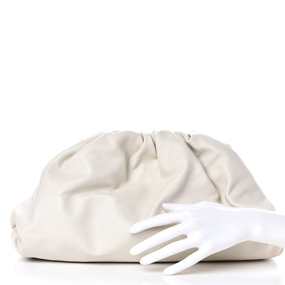 Bottega Veneta Smooth Butter Calf The Pouch Oversized Clutch Mist 2 of 11