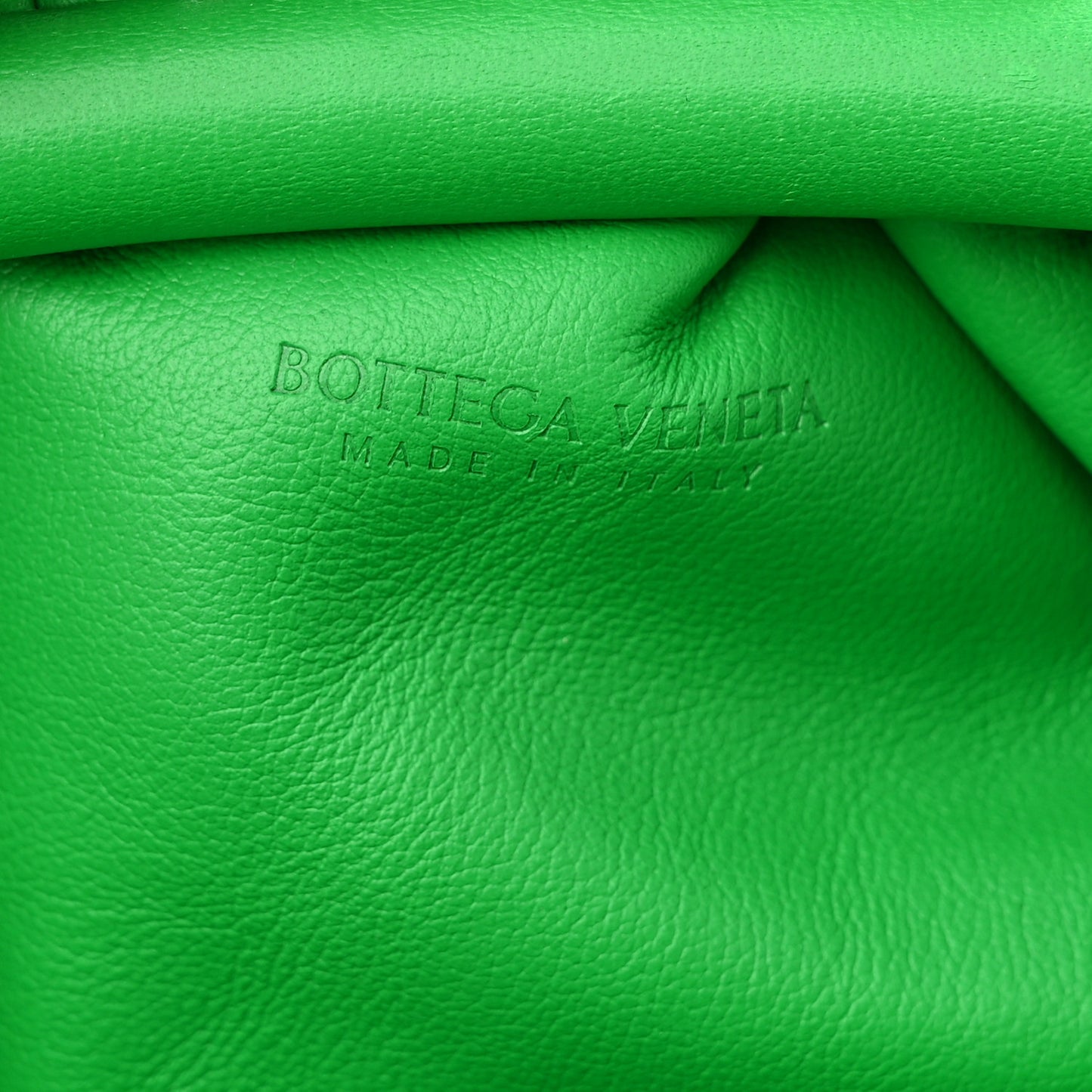 Butter Calfskin The Mini Pouch Parakeet