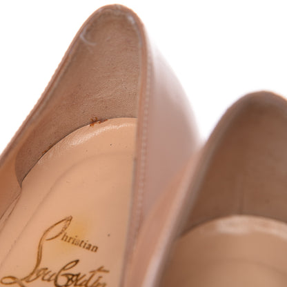 Christian Louboutin Patent Simple 100 Pumps 38 Nude 17 of 17