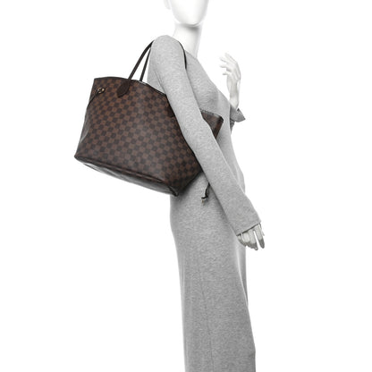 Louis Vuitton Damier Ebene Neverfull MM 2 of 12