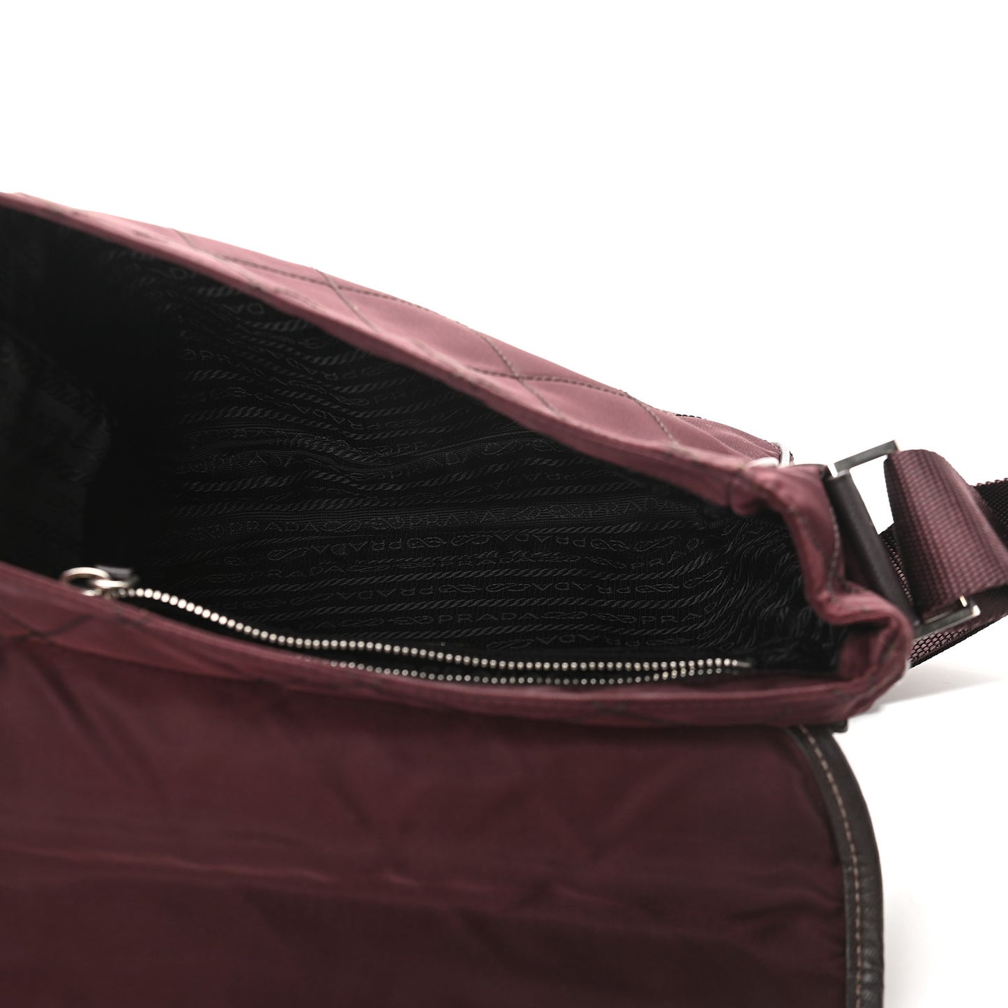 Nylon Tessuto Impuntu Quilted Messenger