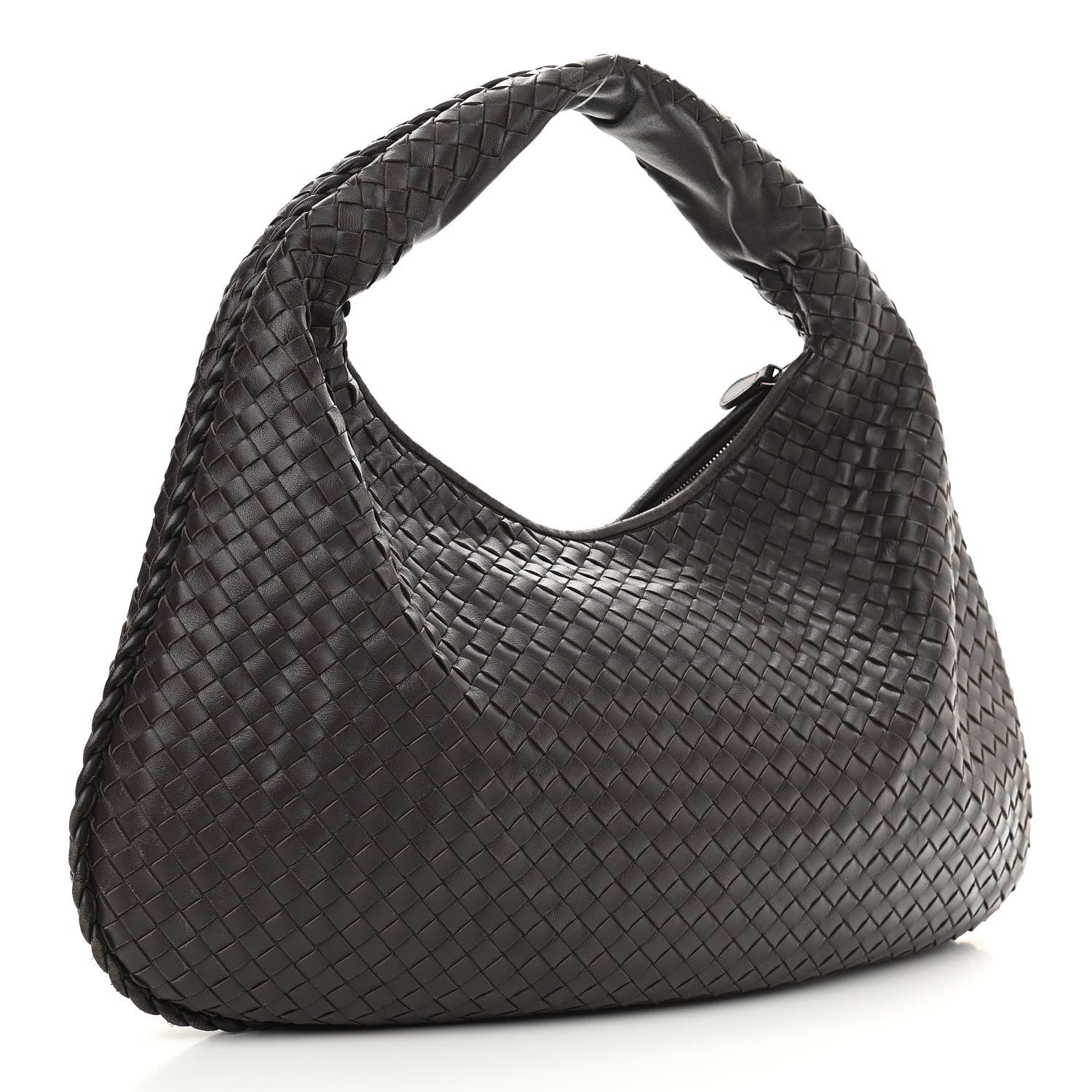 Bottega Veneta Nappa Intrecciato Large Veneta Hobo Ebano 3 of 11