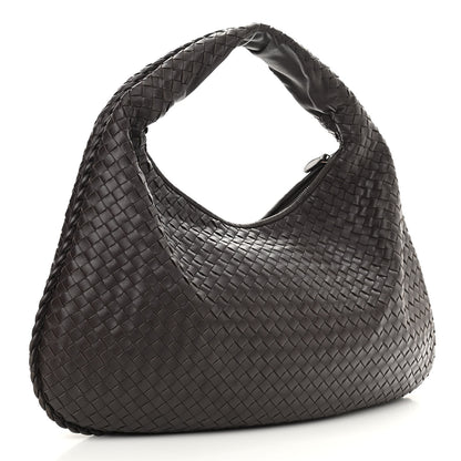 Bottega Veneta Nappa Intrecciato Large Veneta Hobo Ebano 3 of 11
